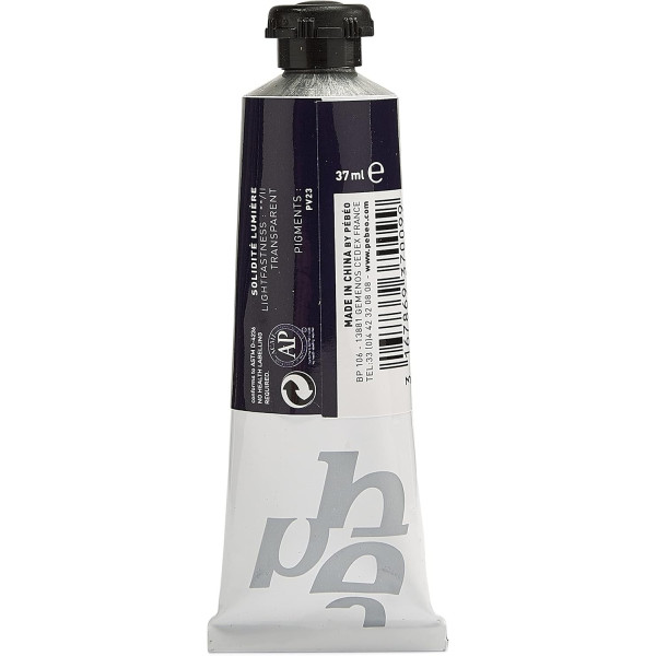 Tube de peinture à l'huile - Fine - Violet de dioxazine - 09 - 37ml - Pébéo Studio XL