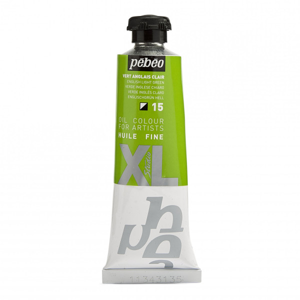 photo-Tube de peinture à l'huile - Fine - Vert anglais clair - 15 - 37ml - Pébéo Studio XL