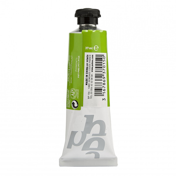 Tube de peinture à l'huile - Fine - Vert anglais clair - 15 - 37ml - Pébéo Studio XL