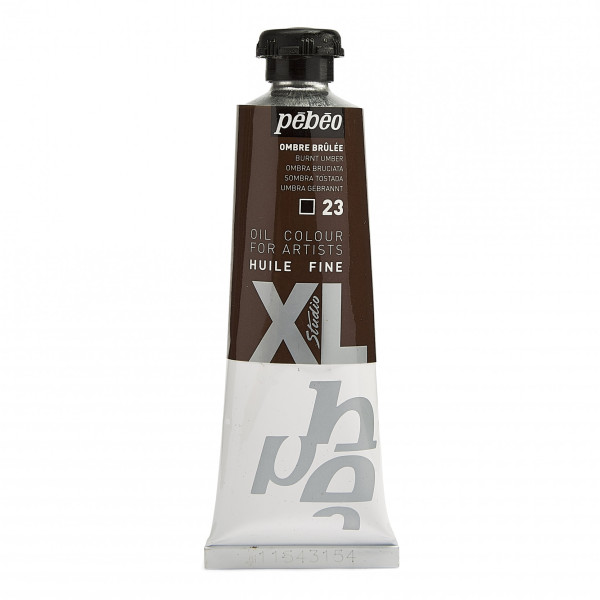 photo-Tube de peinture à l'huile - Fine - Ombre brûlée - 23 - 37ml - Pébéo Studio XL