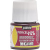 photo-Peinture pour porcelaine - Pébéo - Porcelaine 150 - Rouge étrusque - 45 ml