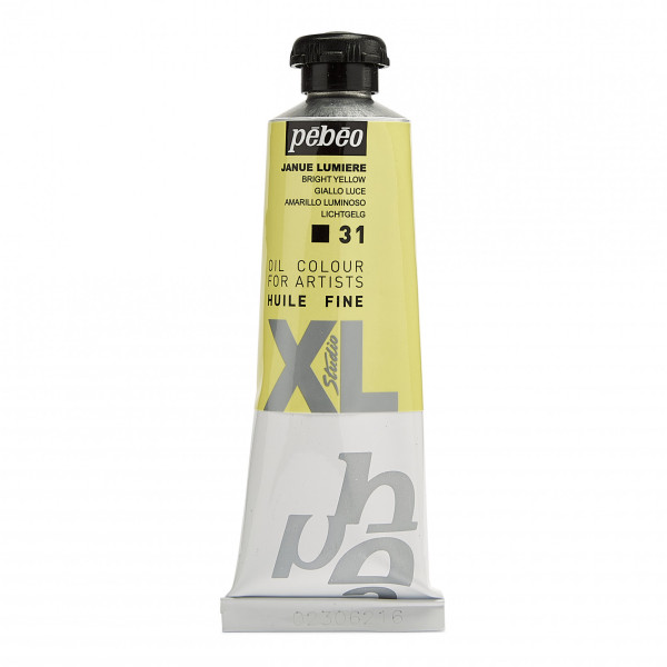 photo-Tube de peinture à l'huile - Fine - Jaune lumière - 31 - 37ml - Pébéo Studio XL