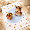 photo-Carte 3D pop-up - Anniversaire - Vœux - Petit chien mignon - 12x17cm - Avec enveloppe