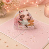 photo-Carte 3D pop-up - Anniversaire - Vœux - Panda danseuse - 12x17cm - Avec enveloppe