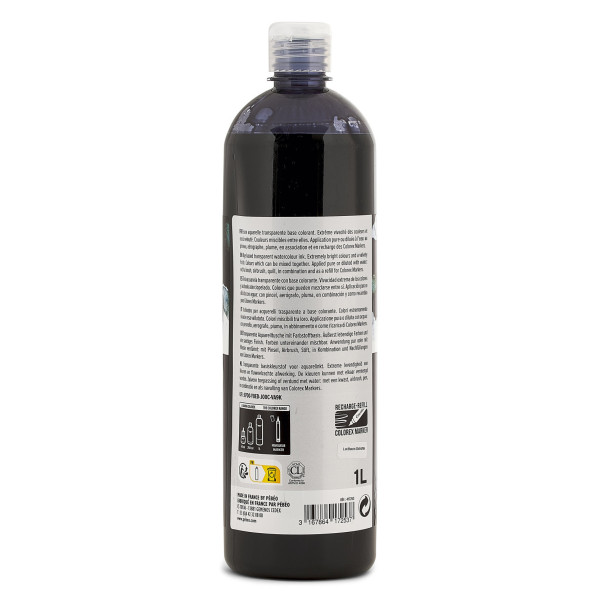 Encre aquarelle - Noir d'ivoire - Pébéo - Colorex - Calligraphie, dessin - 1L