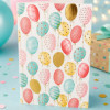 Carte 3D pop-up - Anniversaire - Enfant - Ballons en fête - 12x17cm - Avec enveloppe