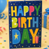 Carte 3D pop-up - Anniversaire - Joyeux anniversaire - 12x17cm - Avec enveloppe