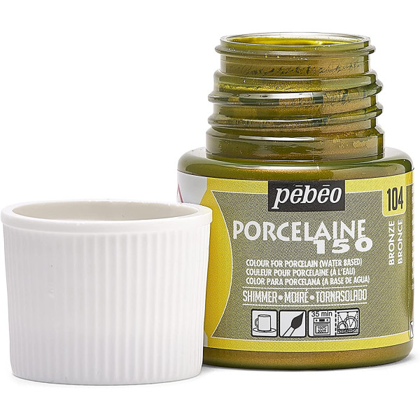 Peinture pour porcelaine - Pébéo - Porcelaine 150 - Bronze - 45 ml