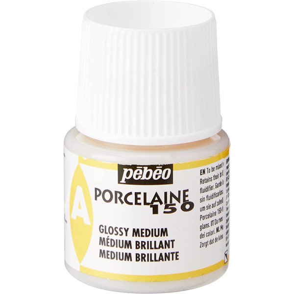 photo-Peinture pour porcelaine - Pébéo - Porcelaine 150 - Médium brillant - 45 ml