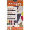 photo-12 pots de peinture pour porcelaine - Pébéo - Porcelaine 150 - 20 ml
