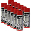 photo-12 bombes de peinture carrosserie voiture Racing RAL3002 carmin 400ml