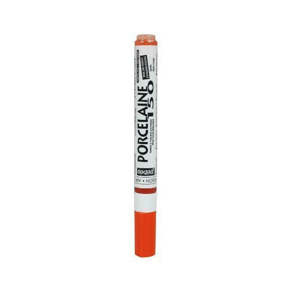 photo-Feutre pour porcelaine - Pébéo - Porcelaine 150 - Pointe fine 0,7mm - Orange