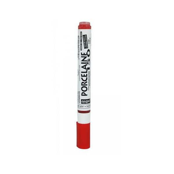 photo-Feutre pour porcelaine - Pébéo - Porcelaine 150 - Pointe fine 0,7mm - Rouge