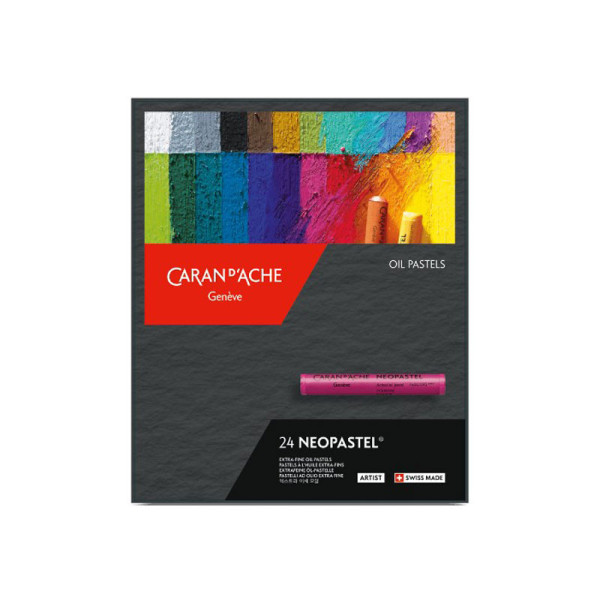 Boite de 24 pastels à l'huile extra-fins Neopastel Carand'Ache | Artmania