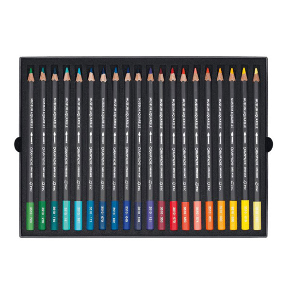 Boite de 40 crayons de couleur Museum Aquarelle Caran d'Ache
