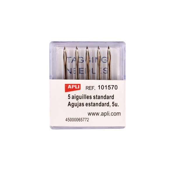 Boite de 5 aiguilles standard pour pistolet textile - Api 101570 | Artmania