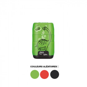 Boîtier taille-crayons et gomme Dinosaures - Milan compact | Artmania