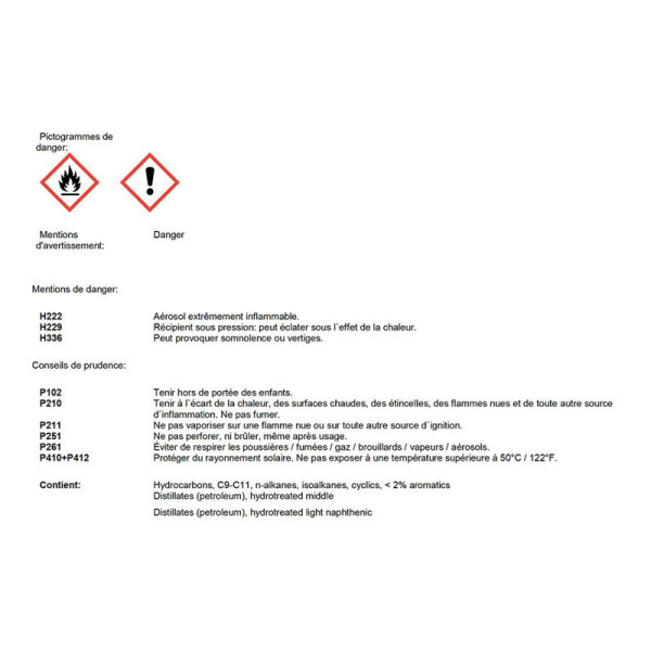 Bombe aérosol - huile pour armes 200ml - Ambro-Sol
