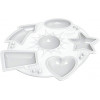 Palette de peinture - Plastique - 6 compartiments - Ronde - Maped