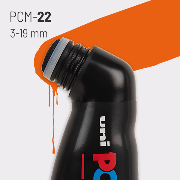 Marqueur - POSCA - MOP'R - Bleu foncé - Pointe ronde XXL - 3 à 19 mm - Tous supports