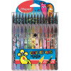photo-12 feutres de coloriage - 15 crayons de couleur - Assortiment - Color'Peps Monster - Maped