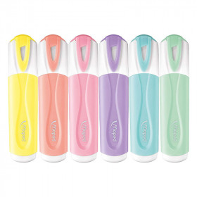 Etui de 6 surligneurs Classic Pastel - Fluo Pep's Maped