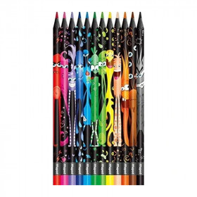 12 crayons de couleur - Assortiment - Color'Peps Monster - Maped