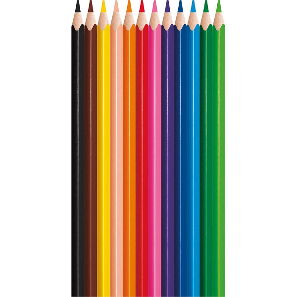 12 crayons de couleur - Ultra résistant - Color'Peps Strong - Maped