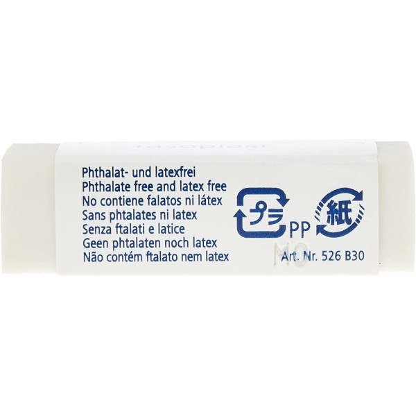 Gomme - Blanche - Avec étui carton - 45mm - Staedtler