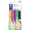 photo-12 crayons de couleur - Corps de forme hexagonal - Assortiment - Staedtler