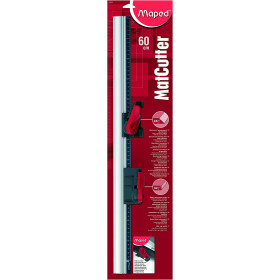 photo-Kit pour l'encadrement - Règle de découpe - 60 cm - Aluminium - Maped