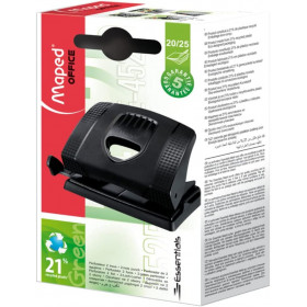Perforateur - 2 trous - Métal - Jusqu'à 25 feuilles - Maped Essentials Green