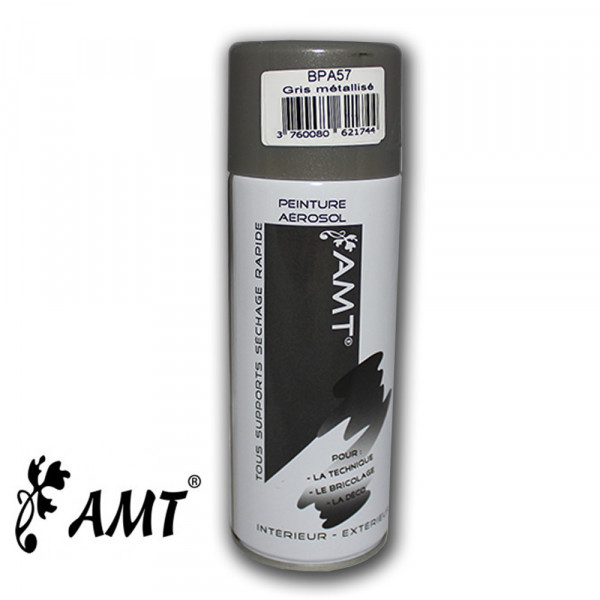 Bombe de peinture - gris métallisé - Amt | à seulement 4,99 €