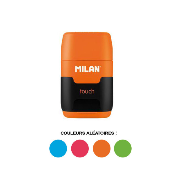 Boîtier taille-crayons et gomme Touch - Milan compact