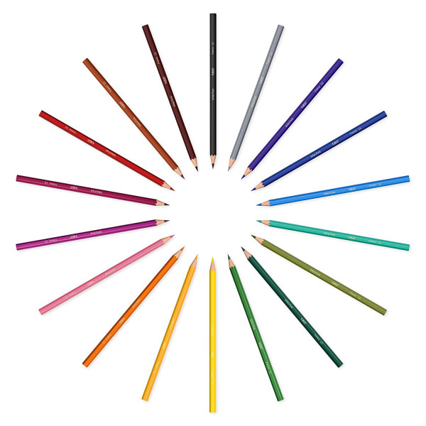 18 crayons de couleur - BIC - Evolution - Couleurs assortis
