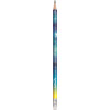 6 crayons graphite - Embout gomme - Mine HB - Cosmic Teens - Maped