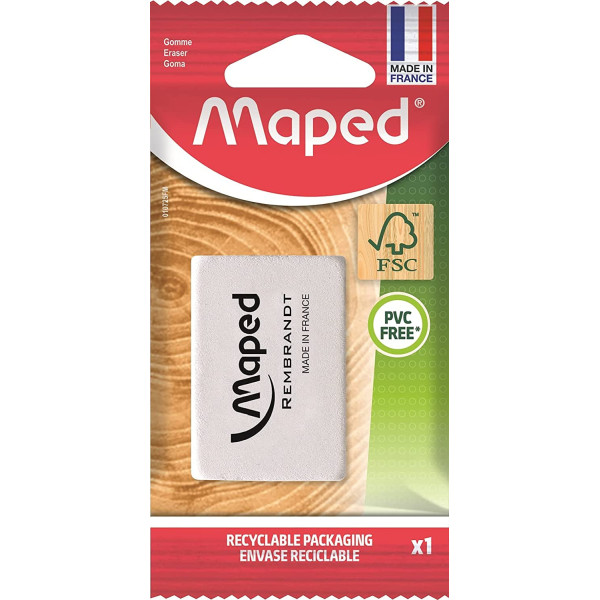 photo-Gomme blanche - Rectangulaire - Caoutchouc naturel - Maped