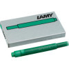 Cartouche d'encre - Vert - Grande taille - Compatible stylos LAMY - 5 cartouches