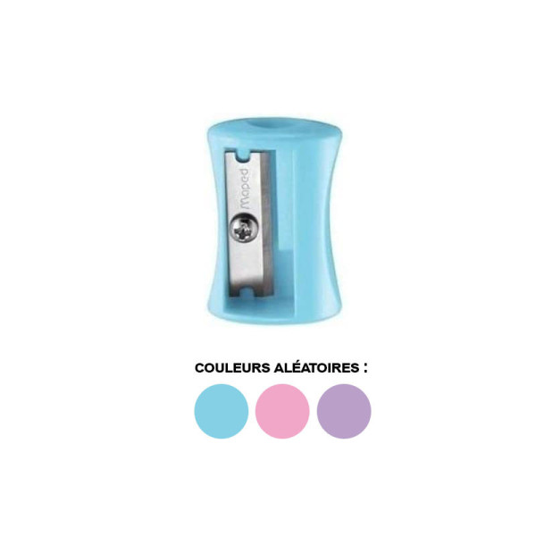 photo-Taille-crayon - 1 trou - Plastique - Couleurs pastel - Maped