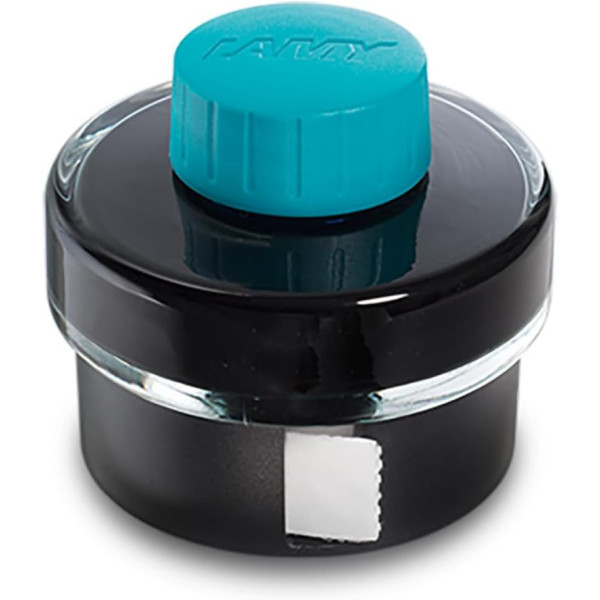 Flacon d'encre - Turquoise - Avec rouleau de papier buvard - Calligraphie - Lamy - 50ml