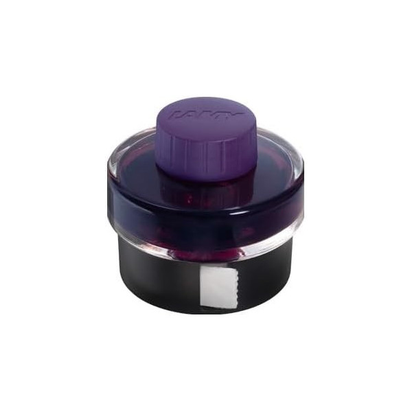 Flacon d'encre - Violet foncé - Avec rouleau de papier buvard - Calligraphie - Lamy - 50ml