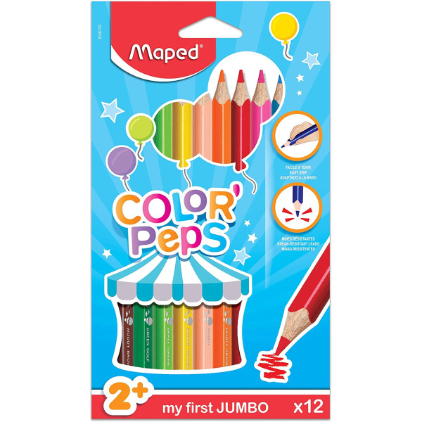 photo-12 crayons de couleur - Coloriage - Enfant - Color'Peps - Maped
