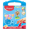 photo-Peinture gouache au doigt - Enfant - Bébé - 4 pots - Color'Peps - Maped