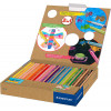 12 crayons de couleur à la cire - Aquarellable - Enfant - Staedtler - Noris Junior