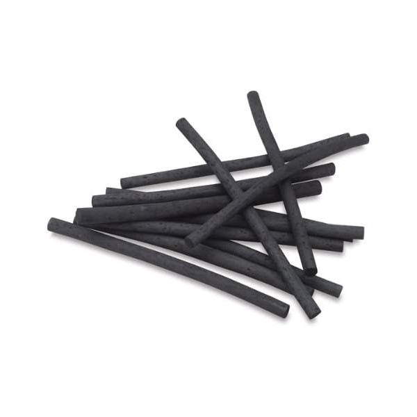 Fusains - Noir - Epais - Boîte de 3 fusains - Winsor et Newton