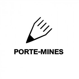 Porte-mines - Noir - Rétractable - Mine 0,5mm - Rhodia - Collection scRipt
