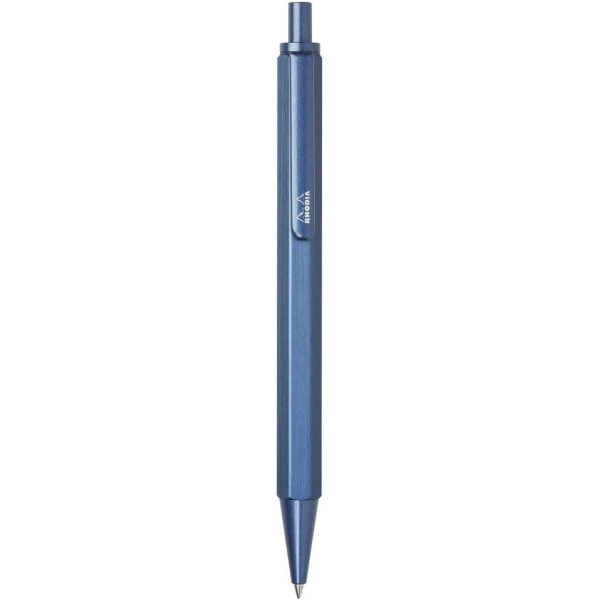 photo-Stylo à bille - Bleu Navy - Rétractable - Mine 0,7mm - Rhodia - Collection scRipt