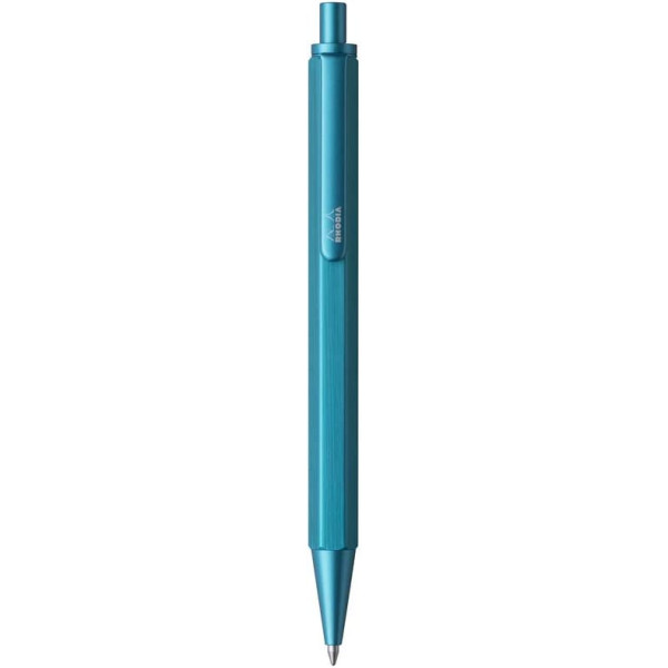 photo-Stylo à bille - Turquoise - Rétractable - Mine 0,7mm - Rhodia - Collection scRipt