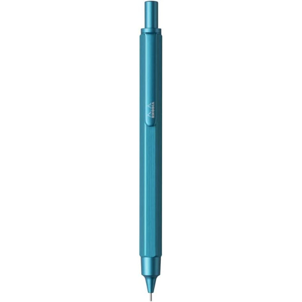 photo-Porte-mines - Turquoise - Rétractable - Mine 0,5mm - Rhodia - Collection scRipt