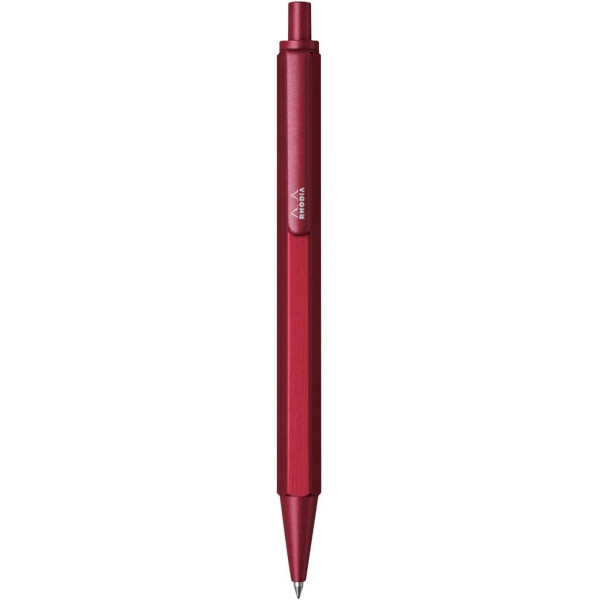 photo-Stylo à bille - Rouge - Rétractable - Mine 0,7mm - Rhodia - Collection scRipt